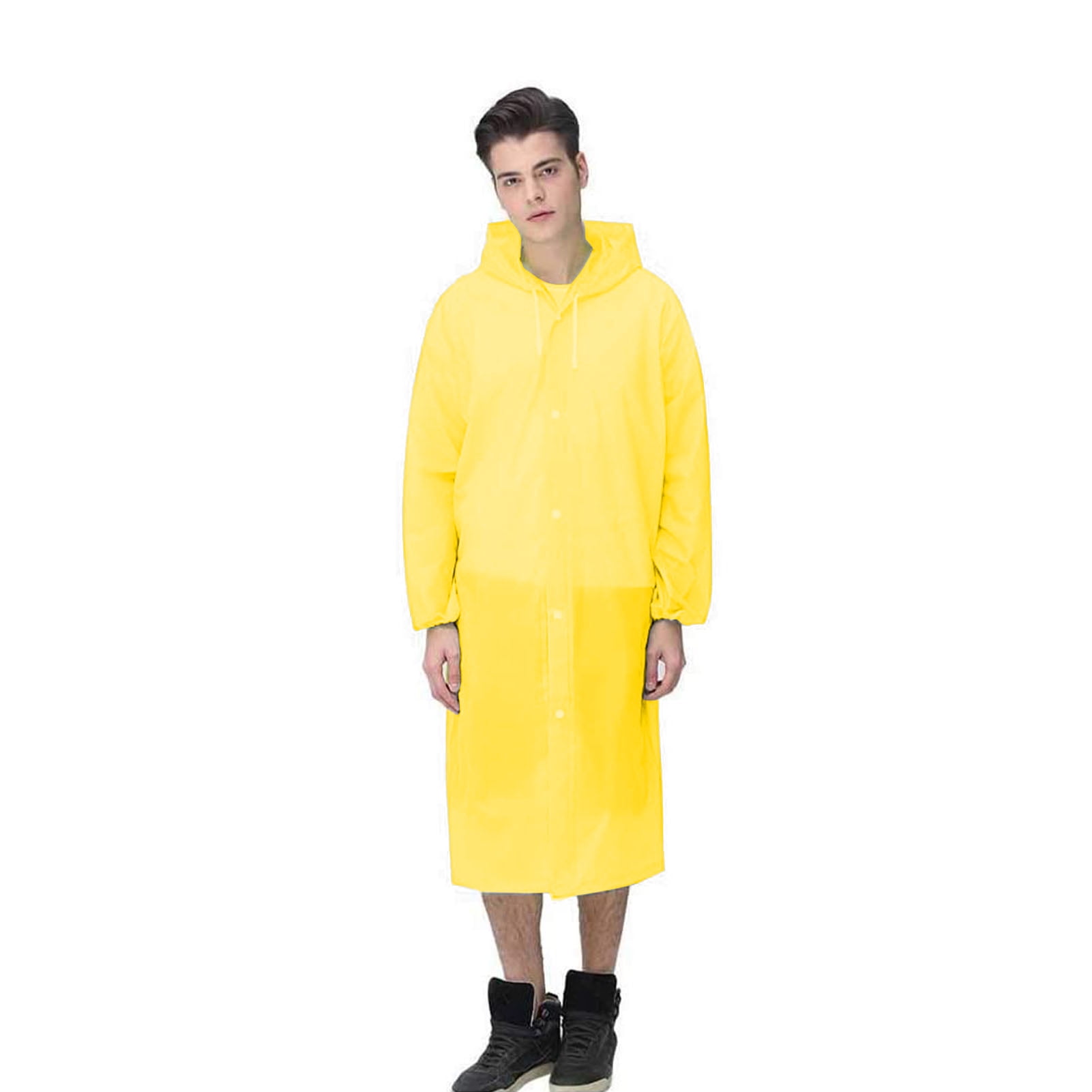 Details about   Hooded Ponchos Disposable Raincoat For Men Women Travel Portable Rain Wear Suits 