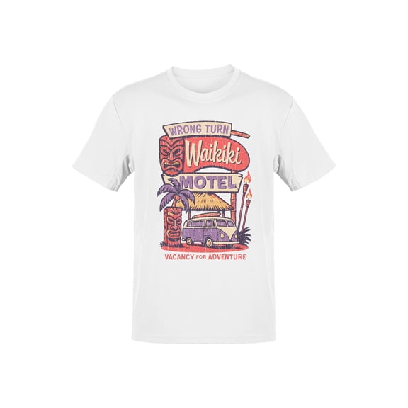 Waikiki Motel Adventure Graphic Men's T-shirt