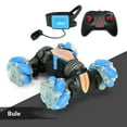 thumbnail image 2 of Blue Gesture Sensing Remote Control Stunt Car Led Light Up Twisting Vehicle With 360 Degree Rotation 10.43X3.74X8.07 Inches 1.90 Lbs, 2 of 6