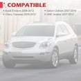 thumbnail image 5 of 15-34440 Compresseur de Climatisation et Tuyau de Condenseur pour 2008-2012 Buick Enclave/2009-2012 Chevy Traverse/2007-2012 GMC Acadia (Compresseur de Climatisation et Tuyau de Condenseur) Noir, 5 of 5