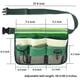 thumbnail image 2 of Gardening Tool Garden Waist Bag (black), Hanging Bag Garden Tool Bag, Garden Belt, Women And Men With Pockets Gardening Tool Organizer Apron Gardener, 2 of 5