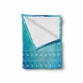 thumbnail image 2 of Science Soft Flannel Fleece Throw Blanket, Chemistry Element Table Modern Image Attentive Backdrop Art, Cozy Plush for Indoor and Outdoor Use, 60" x 80", Aqua Sky and Baby Blue, by Ambesonne, 2 of 6
