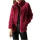 thumbnail image 2 of Suéter de moda para mujer, cuello alto grueso, cárdigan cálido con cremallera, tops de forro polar, chaqueta de suéter, chaqueta de doble cara para mujer, 2 of 6