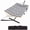 Light Grey, variant on COOLYI Outdoor Hammock, Comfortable Hammock with Stand and Pillow, Holds Up to 450lbs, Easy to Carry - Light Blue