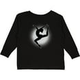 thumbnail image 3 of Inktastic Ballet Dancer Silhouette Ballerina Girls Long Sleeve Toddler T-Shirt, 3 of 5