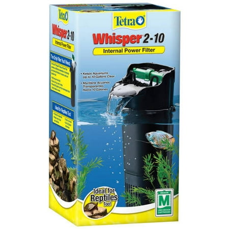 Tetra Whisper 2 -10 Gallon Depth Power Filter for (Best Canister Filter For Small Aquarium)