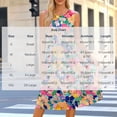 thumbnail image 3 of ClodeEU Women's Crew Neck Sleeveless Floral Print A Line Midi Dress,Casual Summer Swing Dress Hot Pink,Women's Plus L, 3 of 7