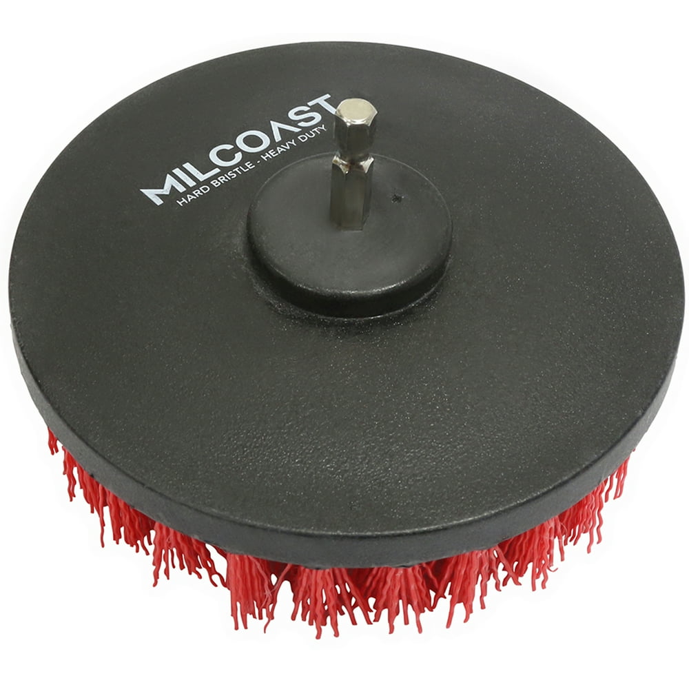 Milcoast 5inch Round Full Bristle Heavy Duty Drill Brush Multi