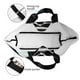 thumbnail image 4 of Balery Black White Hat Skull Bolsa Tote Estilo Estético con Cremalleras, Bolsa de Hombro, Bolsa de Compras Grande y Plegable, 4 of 8