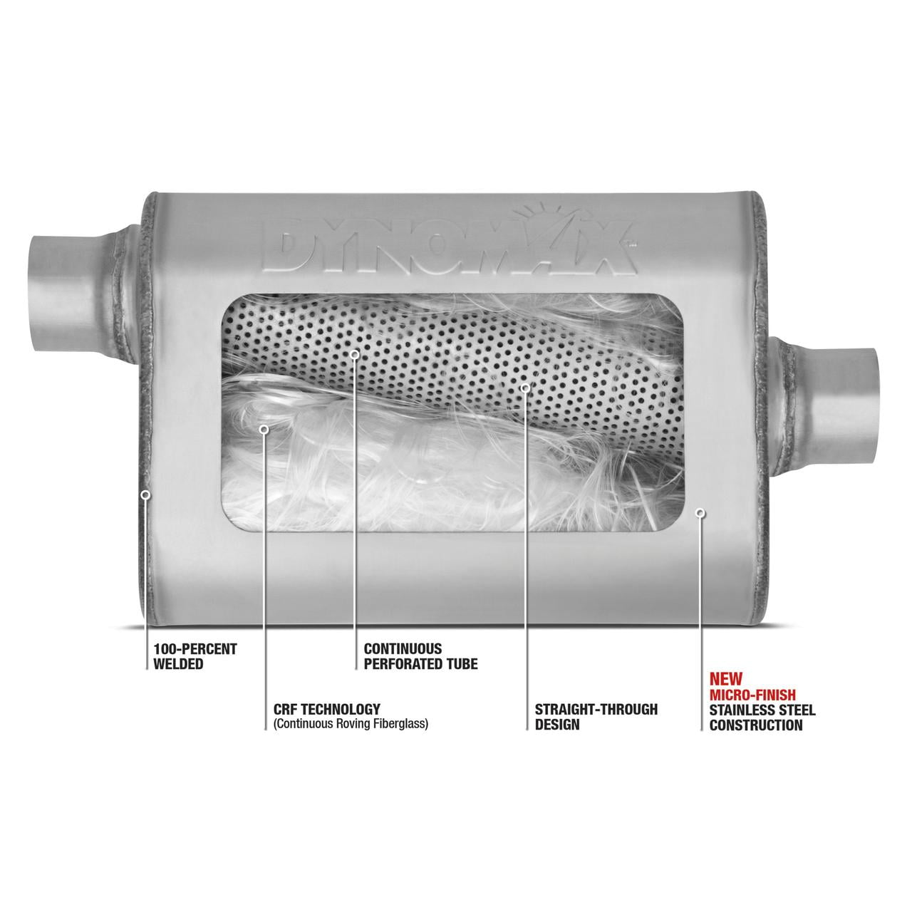 Dynomax 17537 Ultra Flo Welded Muffler Dynomax 17537 Ultra Flo Welded Muffler