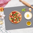 thumbnail image 4 of QZS Nonstick Table Mat,15.8x23.6x0.06In Multipurpose Heat Resistant Silicone Mat,Non-Slip Waterproof Kitchen Pad for Home,Kitchen(2pcs,Gray), 4 of 6