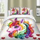 thumbnail image 3 of Juego de cama Melt my Heart Unicorn, 3 of 6
