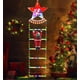 thumbnail image 1 of Nueva escalera navideña impermeable con luz de Papá Noel para escalar, decoración navideña, diseño de escena, luz de ambiente, 1 of 4