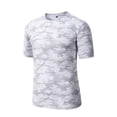 thumbnail image 5 of Camo Shirt for Men Summer Short Sleeve Crewneck Loose Casual T-Shirts Workout Tee Shirt, 5 of 5