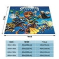 thumbnail image 4 of Skylanders Ultra-Soft Micro Fleece Blanket Cozy Blanket Thick Warm Plush Throw Blanket Sofa Cushion, 4 of 9