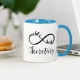 thumbnail image 3 of CafePress - World's Best Secretary Mug - 11 oz Ceramic Mug - Novelty Coffee Tea Cup, 3 of 4