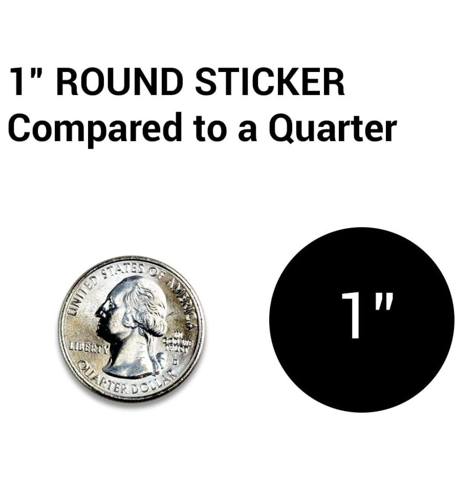 Consecutive Number Labels 2001-3000 - 1 Inch Round Stickers - 1000 Count Roll - Waterproof Vinyl Inventory Labels - Sequential Numbering for Asset Tracking