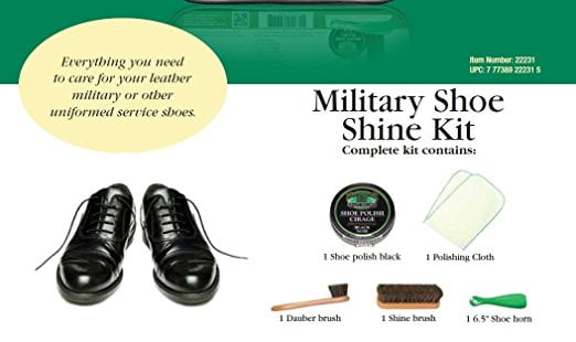 Military shoe on sale shine kit