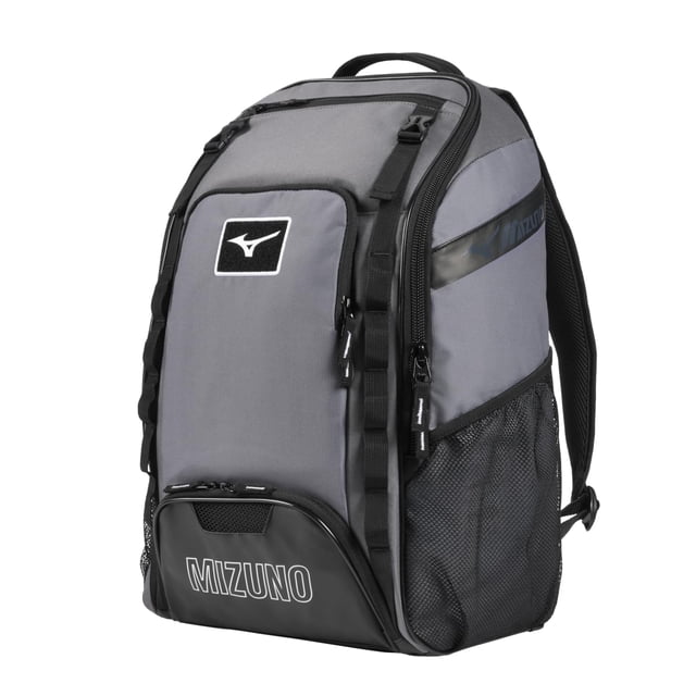 Mochila Mizuno Organizer 26 para béisbol y sóftbol, color carbón