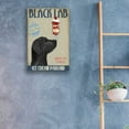 thumbnail image 3 of Epic Art 'Black Labrador Ice Cream' by Fab Funky, Acrylic Glass Wall Art, 16"x24", 3 of 3