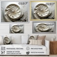 thumbnail image 4 of Designart "Nautilus With Abstract Snails II" Nautilus Floater Framed Canvas Prints, 4 of 5
