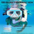 thumbnail image 4 of Gafas De Esnórquel Para Niños Con Lentes De Vidrio Templado Vista Panorámica De 180 ° Gafas De Buceo Antivaho Para Jóvenes Y Adultos Yuarrent  OD016795-02, 4 of 6