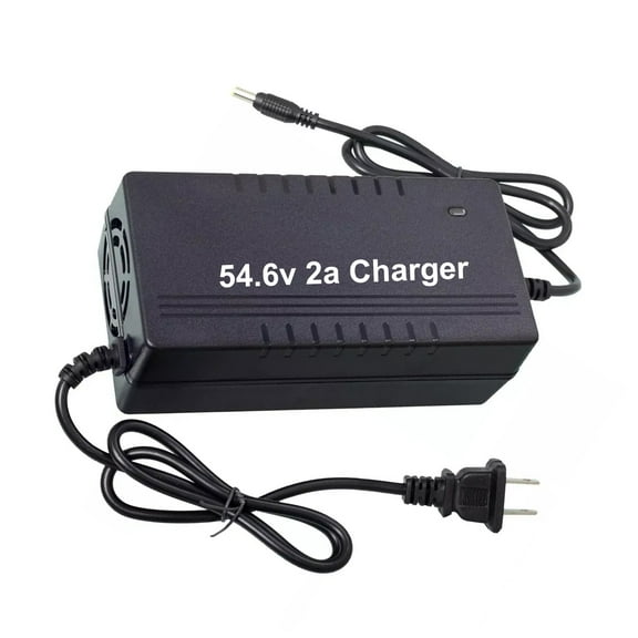 54.6V 2A Charger DC 5.5x2.1mm Plug for 48V Ebike Battery Lithium Battery Pack