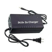 54.6V 2A Charger DC 5.5x2.1mm Plug for 48V Ebike Battery Lithium Battery Pack