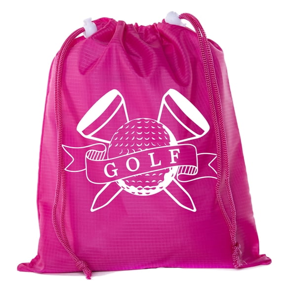 Mato & Hash Mini Drawstring Golf Bags | Golf Favor Bags for Leagues and Parties