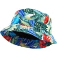 thumbnail image 2 of Floral Bucket Hat Fashion Flower Print Summer Cap, 2 of 6