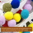 thumbnail image 5 of Uxcell 10 Yards Pom Pom Ball Fringe Trim Ribbon Sewing for DIY Projects Colorful, 5 of 6