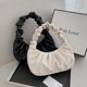 thumbnail image 2 of Bolso de mano plisado de piel sintética para mujer, bolsa con diseño de nube, para las axilas, para ir de compras y de hombro, a la moda, novedad de 2024, 2 of 6