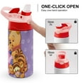 thumbnail image 4 of Kids Water Bottle with Straw - Winnie The Pooh 16.9 Oz Stainless Steel Vacuum Insulated Water Bottle for Boys Girls, 4 of 7