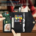 thumbnail image 3 of Wallet Case for Samsung Galaxy A54 5G for Women, Shoulder Crossbody Purse Handbag Neck Strap Lanyard Cover with ID Card Holder Phone Case for Samsung Galaxy A54 5G XK Black, 3 of 18