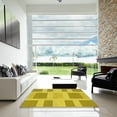 thumbnail image 6 of Ahgly Company Indoor Square Patterned Rubber Ducky Yellow Area Rugs, 3' Square, 6 of 6