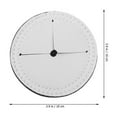 thumbnail image 2 of unbranded 2Ud White Neoprene Wine Glass Coasters with Heat Transfer Design for Parties, 2 of 8