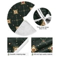 thumbnail image 2 of Lattice Hearts Christmas Tree Skirt Xmas Tree Skirt Christmas Decorations Indoor for Holiday Party Decorations, 2 of 6