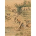 thumbnail image 3 of Jean-François Millet 11x14 Black Modern Framed Museum Art Print Titled - Lavandiere (Ca 1860), 3 of 5