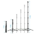 thumbnail image 2 of Kingjoy FL019 Multi-functional Photography Video Tripod Mobile Live Video Broadcasting Bracket Aluminum Alloy Material 1/4 Inch Screw Mount for Camera Smartphone Video Light Max. Load 5kg, 2 of 7
