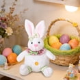thumbnail image 5 of Uutvery Easter Bunny Plushy Toy, Cute Figurine for Holiday Parties, Personalized Decor Prop for Scenes, 7.48x4.72 inches, 5 of 7