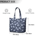 thumbnail image 5 of Flower Women's Large Weekend Travel Bag Moving Canvas Handbag Thick Double Layer Beach Weekend Travel Unisex Hospital Maternity Delivery with Toiletry Waterproof, 5 of 5
