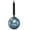 Blue, variant on Kiven H-Type Track Lighting, 3-Light Modern Halo Track Pendant Light with Glass Shade & E12 Socket, Adjustable Length