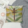 thumbnail image 2 of Chilfamy Dragonfly Throw Pillow Cover Rural Style for Home Office Sofa Decor Pillow Case Pillowcase 1 22x22in, 2 of 5