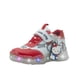 thumbnail image 5 of Tenis Luces Led Para Niña Gatito Moda Color Blanco Rojo rojo 20, 5 of 7