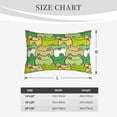 thumbnail image 6 of Bixox Cartoon Frog Printed Pillow Protector,Super Soft Ideal for Home,Guests,Rentals - 16"x24", 6 of 8