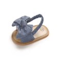 thumbnail image 6 of Luxsea Summer Baby Girls Shoes Non-Slip Canvas Bowknot Toddlers Newborn Infantil Sandals, 6 of 6