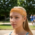 thumbnail image 6 of Unique Bargains 1 Pc Perspiration-Wicking Headband for Yoga Orange, 6 of 6