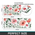 thumbnail image 7 of Pioneer Flower Floral Print Pattern Kitchen Rugs Sets Of 2,Anti Fatigue Kitchen Mat Rugs Non Slip Washable,Decorative Kitchen Floor Mats for Kitchen,Sink,Laundry,17"x30"+17"x47", 7 of 7