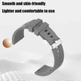 thumbnail image 5 of Lunxisen 3 Pcs Quick Release Silicone Watch Band Replacement Strap for Daily Wear Comfortable Durable Sport Fitness Activity Accessory(20mm), 5 of 9