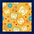 thumbnail image 1 of Great Art Now Butterflies and Blooms Playful V by ND Art & Design, Framed Wall Art, 14W x 14H, 1 of 3